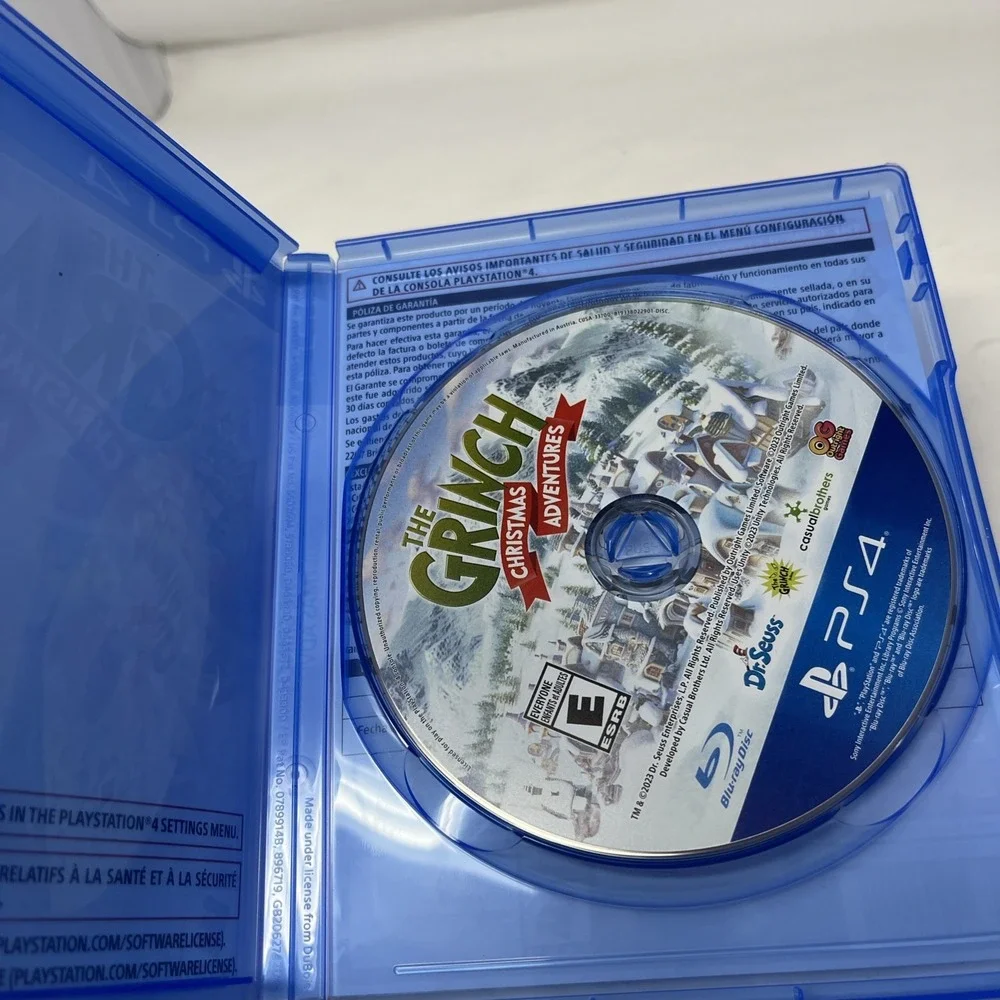The Grinch Christmas Adventures PS4 Authentic PlayStation 4
